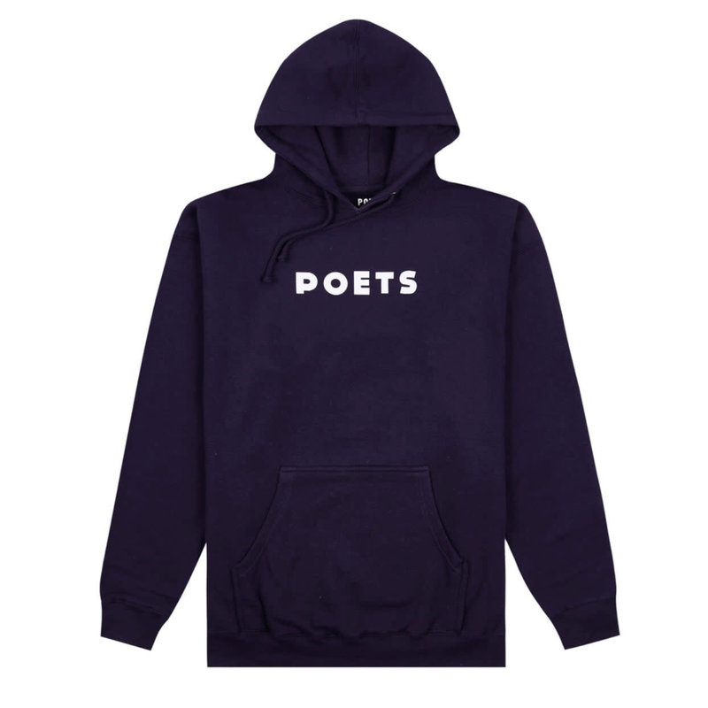 Poets Base Hooded Sweat - Navy