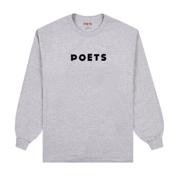 Poets Base Longsleeve T-Shirt - Heather Gray