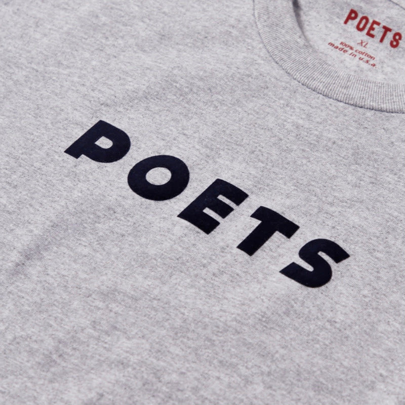 Poets Base Longsleeve T-Shirt - Heather Gray