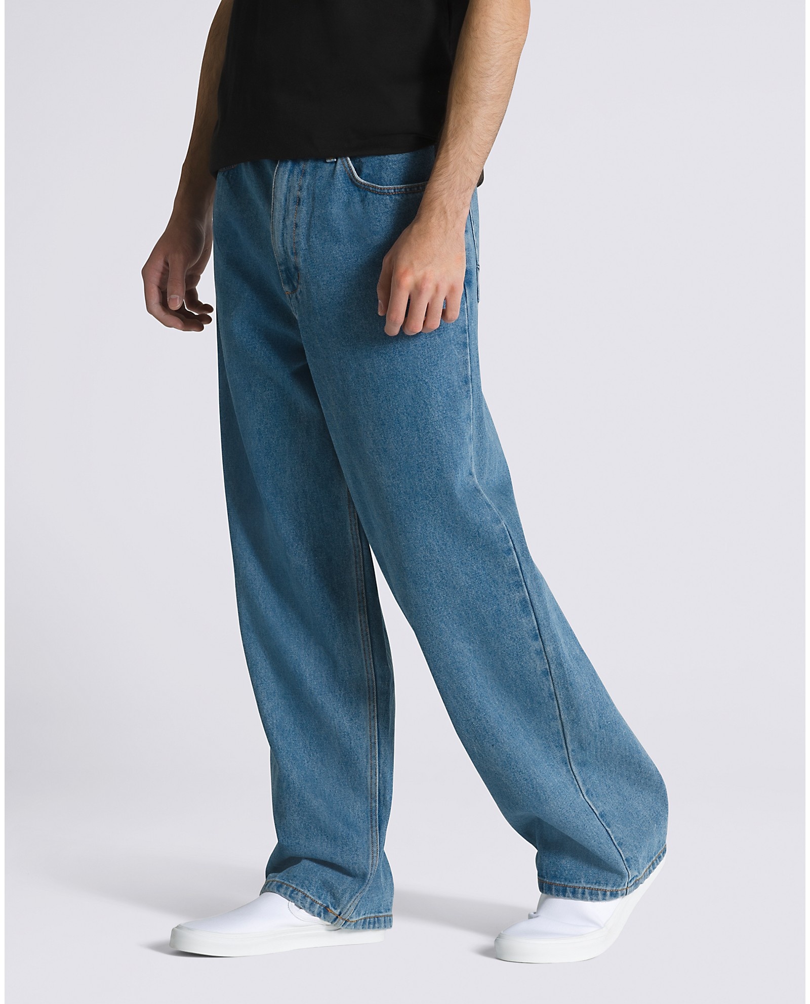 Vans Covina 5-Pocket Baggy Denim Pant - Stone Wash