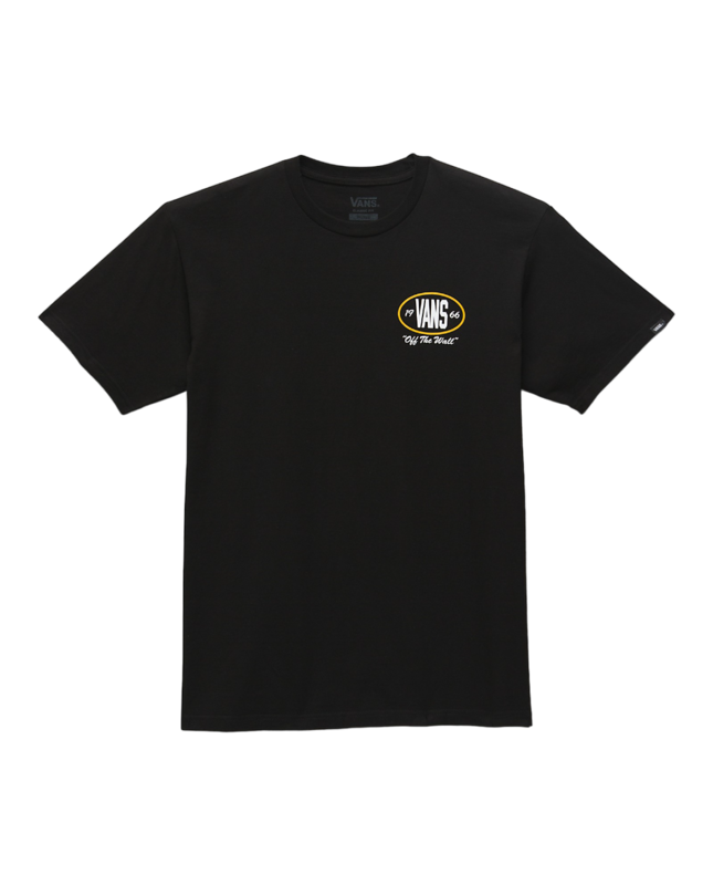 Vans Team Player Checkerboard T-Shirt - Black/Old Gold