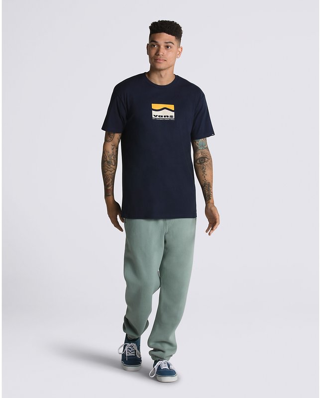 Vans Center Sidestripe T-Shirt - Navy