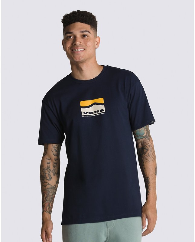 Vans Center Sidestripe T-Shirt - Marine