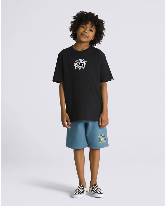 Vans Bone Yard T-Shirt d'Enfants - Noir