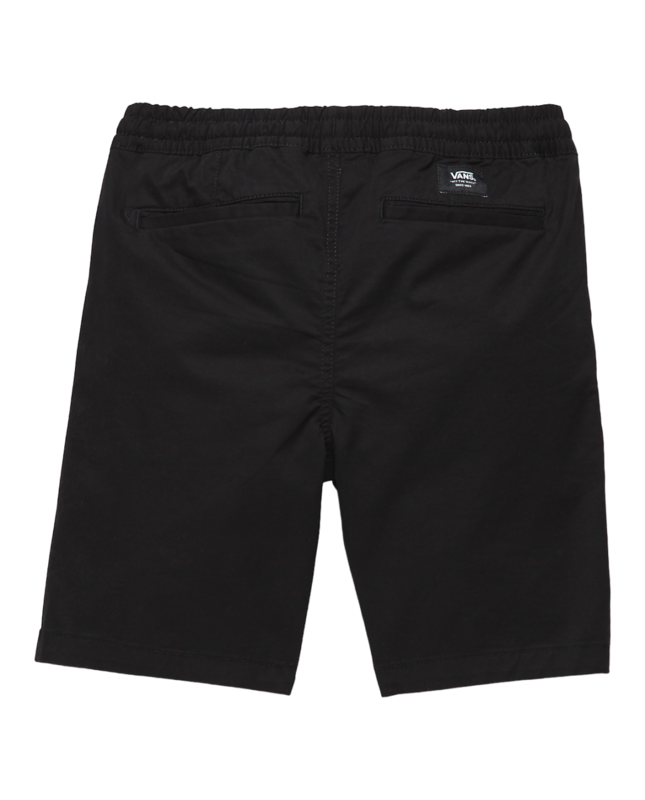 Vans Kids Range Elastic Waist 16.5" Shorts - Black