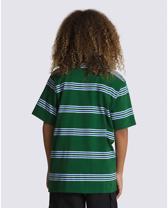 Vans Kids Wardman Stripe T-Shirt - Eden