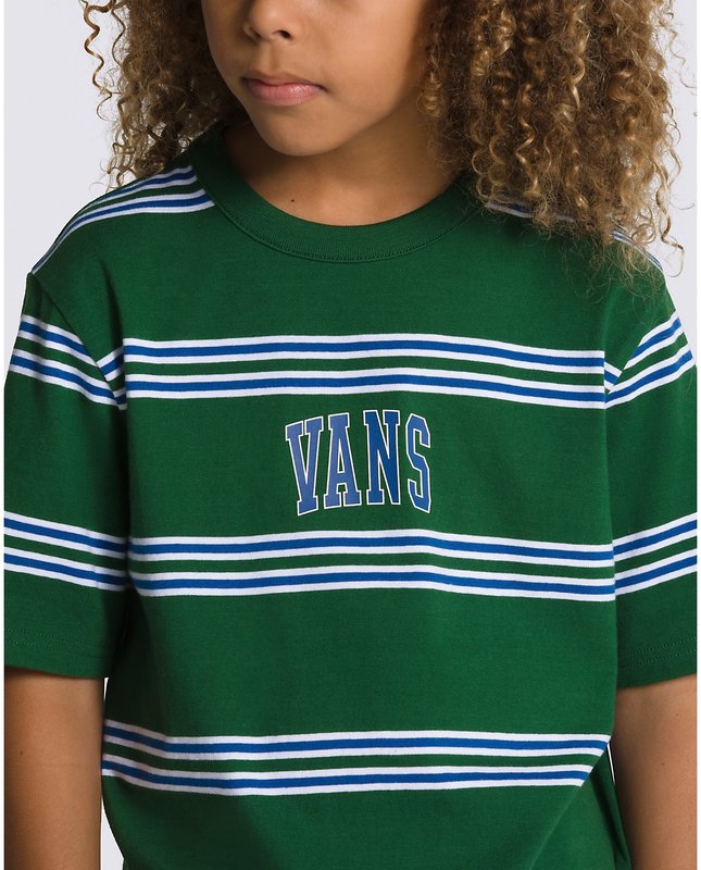 Vans Kids Wardman Stripe T-Shirt - Eden