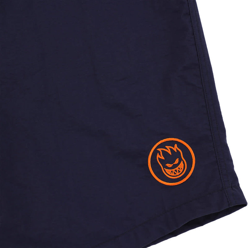 Spitfire Bighead Circle Custom Shorts - Navy/Orange