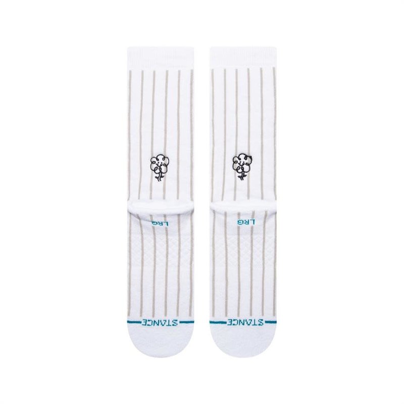 Stance Love Your Mind Crew Chaussettes - Blanc