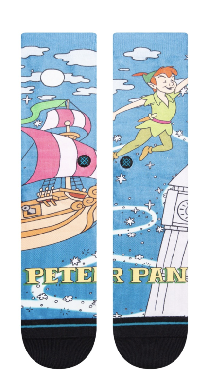 Stance Disney Peter Pan By Travis Crew Chaussettes - Bleu