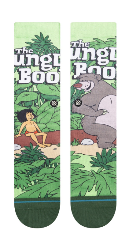 Stance Disney Jungle Book By Travis Crew Socks - Green