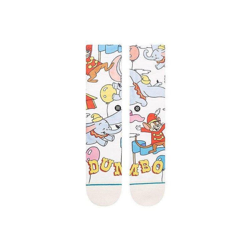 Stance Kids Disney Dumbo By Travis Crew Socks - Off White