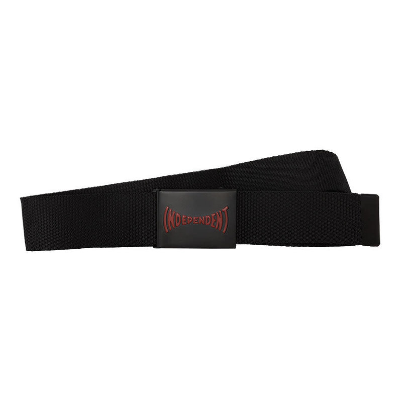 Independent Span Unisex Web Belt - Black