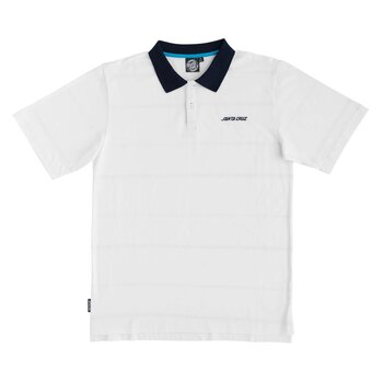 Santa Cruz Spark Polo Shirt - White