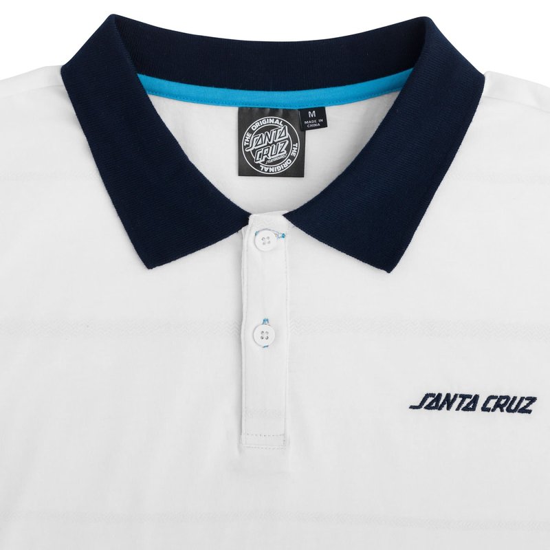 Santa Cruz Spark Polo Shirt - White