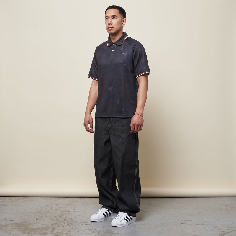 Dime Ceramic Polo Shirt - Deep Charcoal