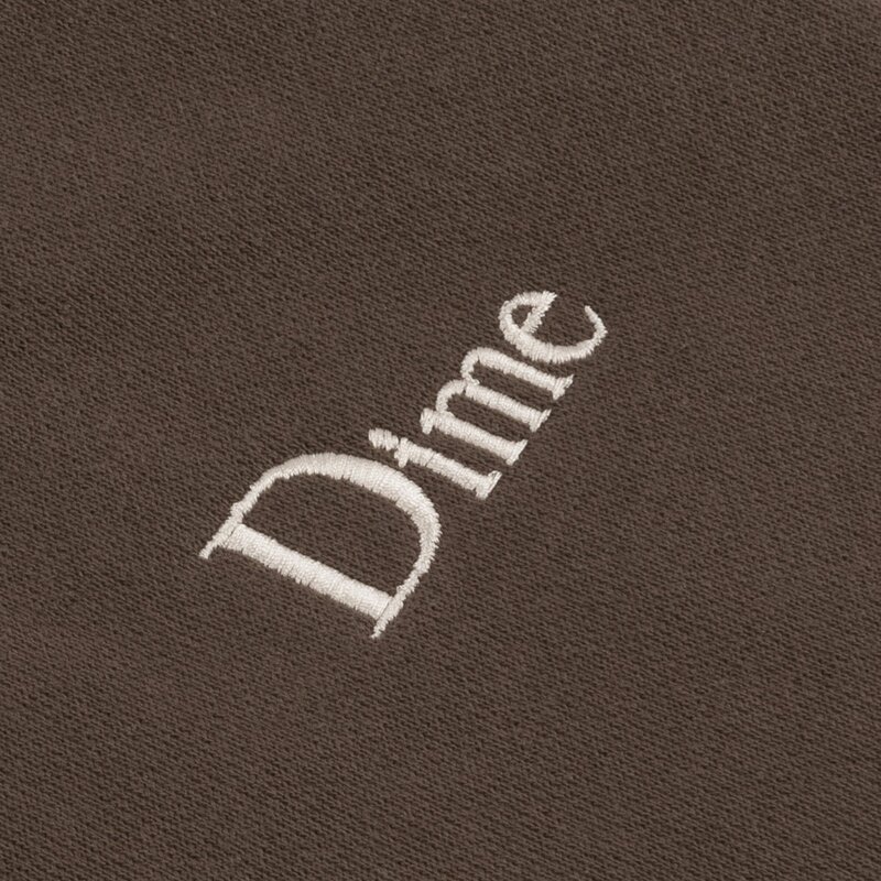 Dime Classic Small Logo Crewneck - Driftwood