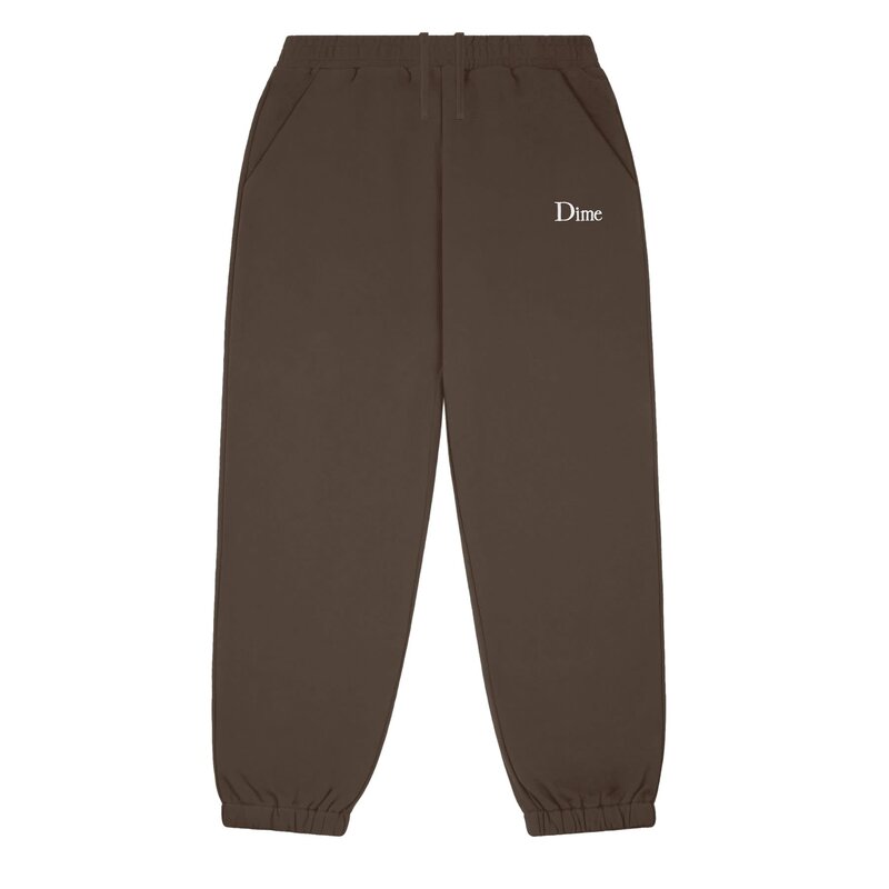 Dime Classic Small Logo Sweatpants - Driftwood