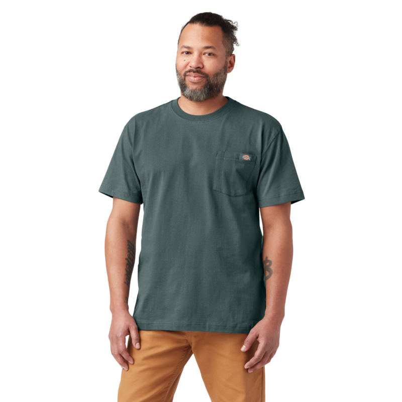 Dickies Heavyweight Short Sleeve Pocket T-Shirt - Lincoln Green