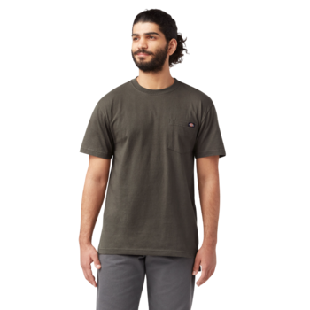 Dickies Heavyweight Short Sleeve Pocket T-Shirt - Black Olive (BV)