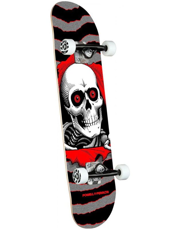 Powell Peralta Ripper One Off Silver/Red Birch Complete - 7" x 28"