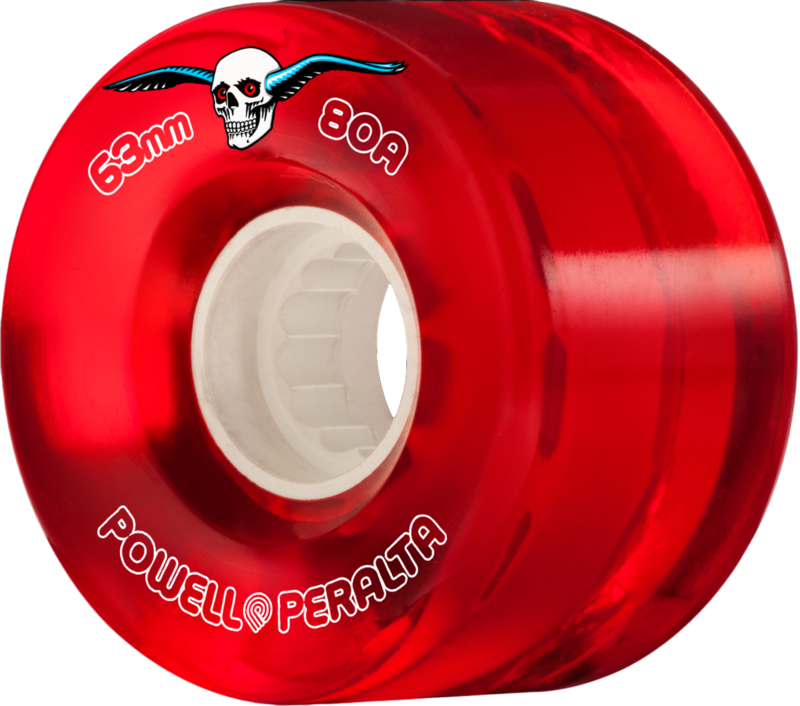 Powell Peralta Roues Claires Cruiser Rouge 80A - 63mm