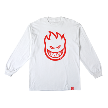 Spitfire Youth Bighead Long Sleeve T-Shirt - White/Red