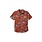 Brixton Charter Print S/S Woven Shirt - Burnt Red/Pacific Blue