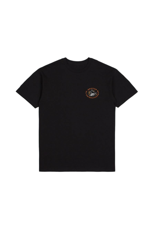 Brixton Croslin Standard T-Shirt M/C - Noir