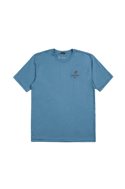 Brixton Austin T-Shirt Ajusté M/C - Paradis Bleu