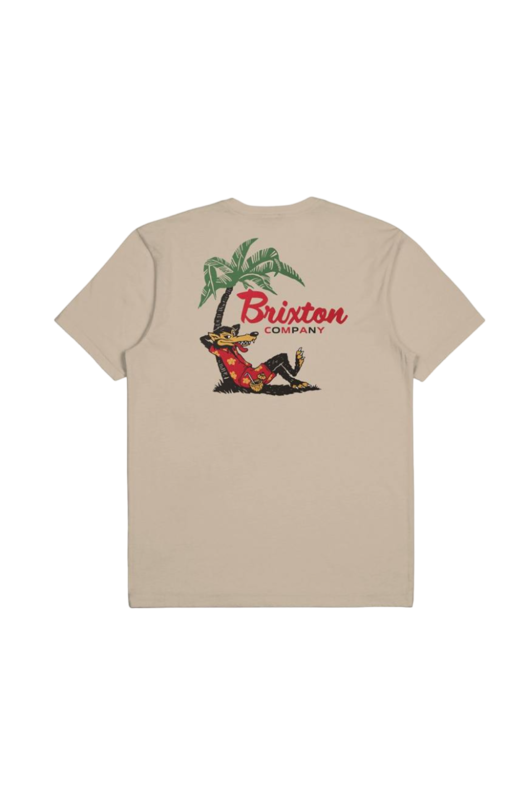 Brixton Leisure T-Shirt Ajusté M/C - Gris Fumé