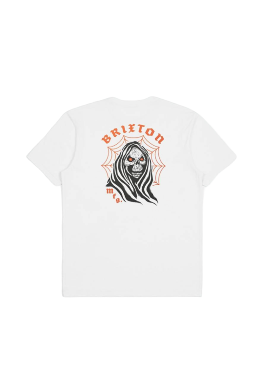 Brixton Reaper S/S Tailored Tee - White