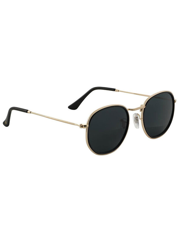 Glassy Hudson Polarized Sunglasses - Black/Gold