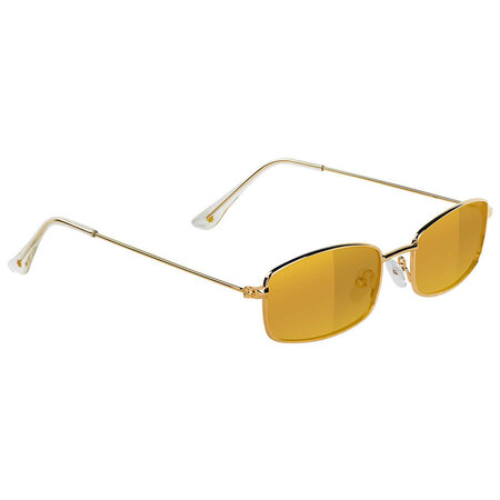 Glassy Rae Polarized Sunglasses - Gold/Yellow Lens
