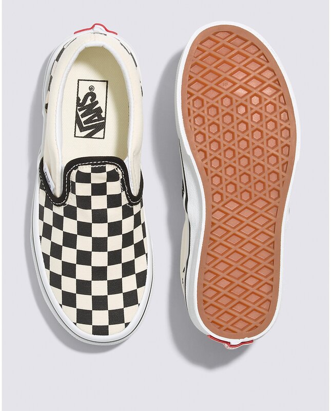 Vans Kids Slip-On Checkerboard - Black/White