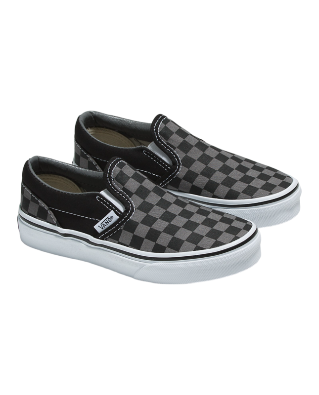 Vans Kids Slip-On Checkerboard - Black/Pewter