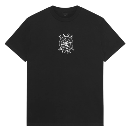 Pass~Port Potters Mark Embroidery Tee - Black
