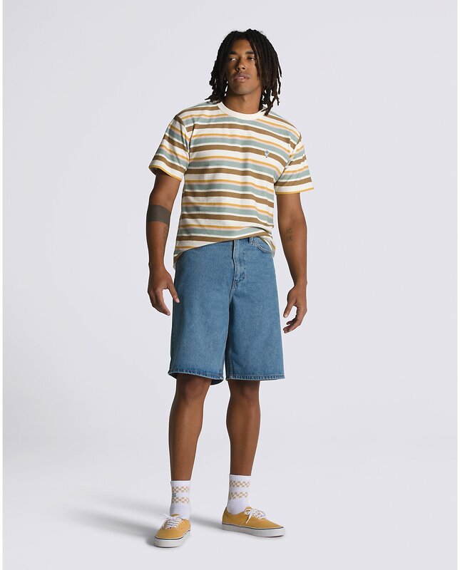 Vans Covina 5 Pocket Baggy Denim 22'' Shorts - Délavé à la Pierre