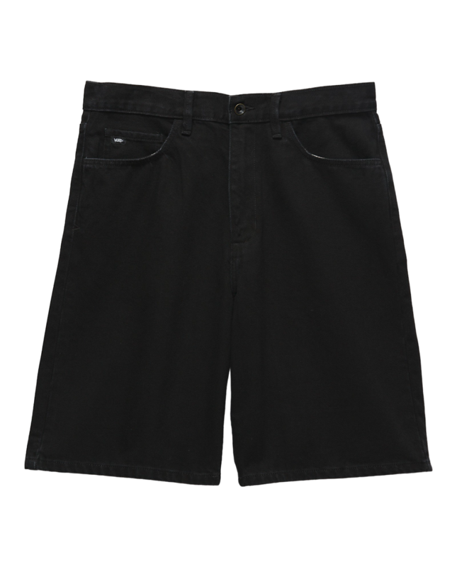 Vans Covina 5 Pocket Baggy Denim 22'' Short - Washed Black - Palm