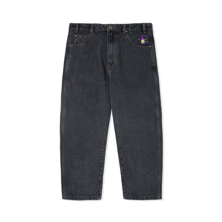 Butter Goods Wizard Denim Pants - Washed Black - Palm Isle Skate Shop