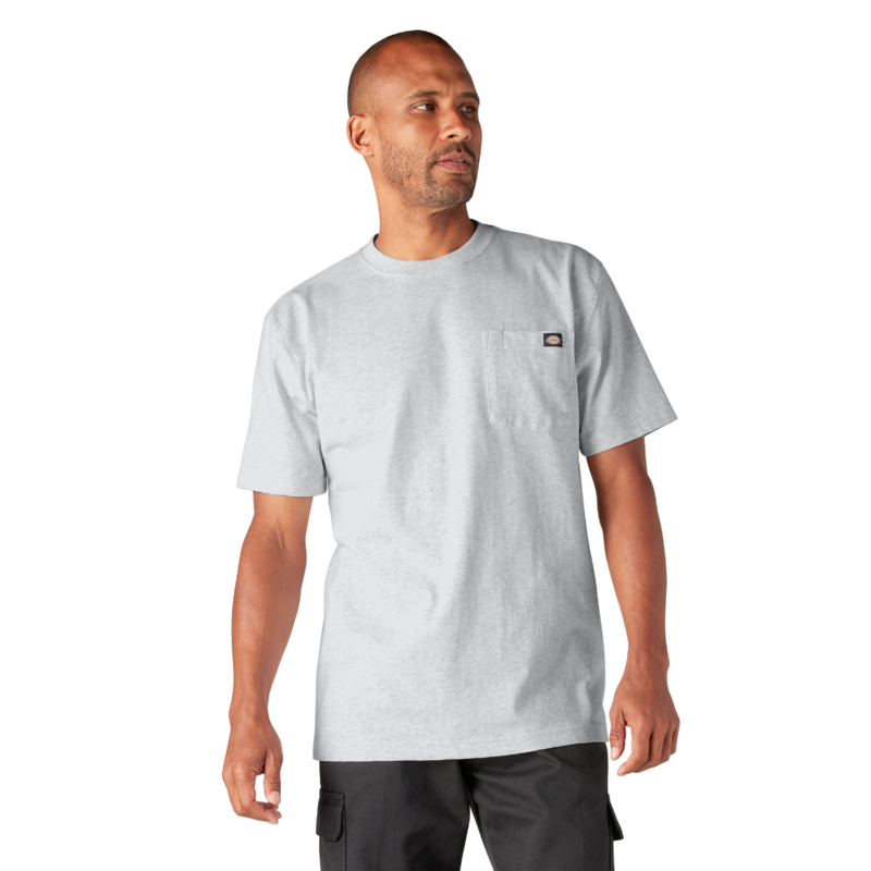 Dickies T-Shirt Lourd M/C Avec Poche - Gris Cendré (AG)