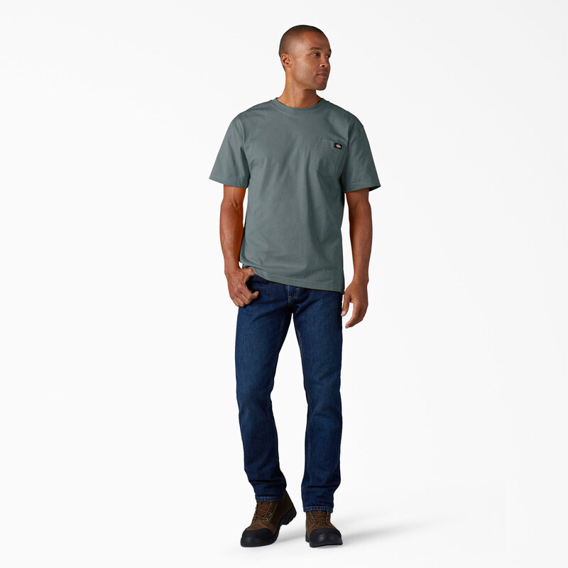 Dickies Heavyweight Short Sleeve Pocket T-Shirt - Smoke Blue (BM)