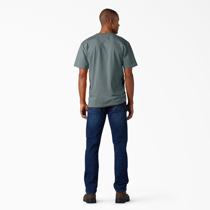 Dickies T-Shirt Lourd M/C Avec Poche - Fumée Bleue (BM)