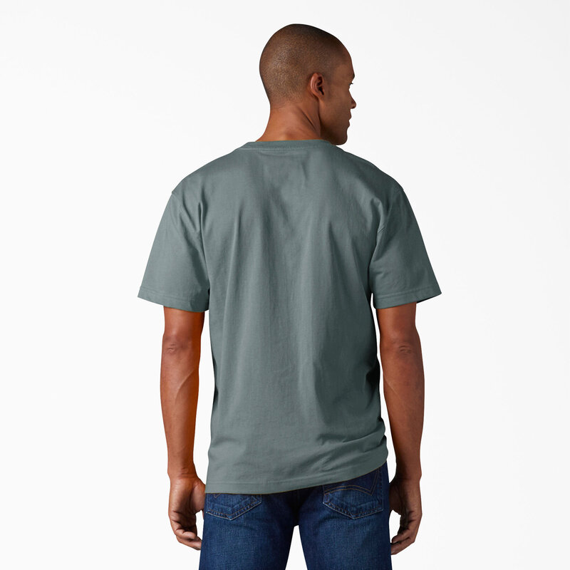Dickies T-Shirt Lourd M/C Avec Poche - Fumée Bleue (BM)