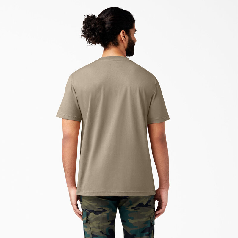 Dickies T-Shirt Lourd M/C Avec Poche - Sable du Désert (DS)