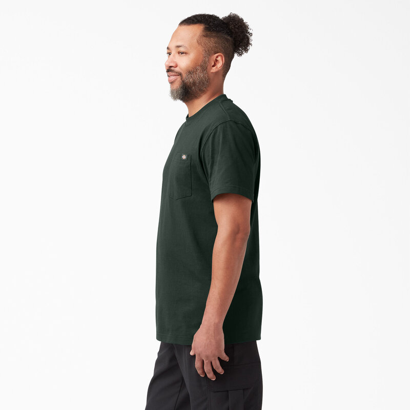 Dickies Heavyweight Short Sleeve Pocket T-Shirt - Hunter Green (GH)