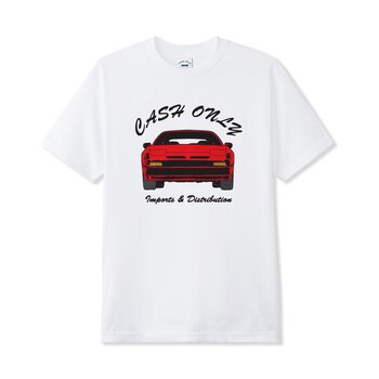 Cash Only Car T-Shirt - Blanc