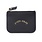 Cash Only Leather Zip Wallet - Black