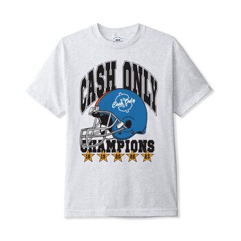 Cash Only Super Bowl T-Shirt - Gris Cendré