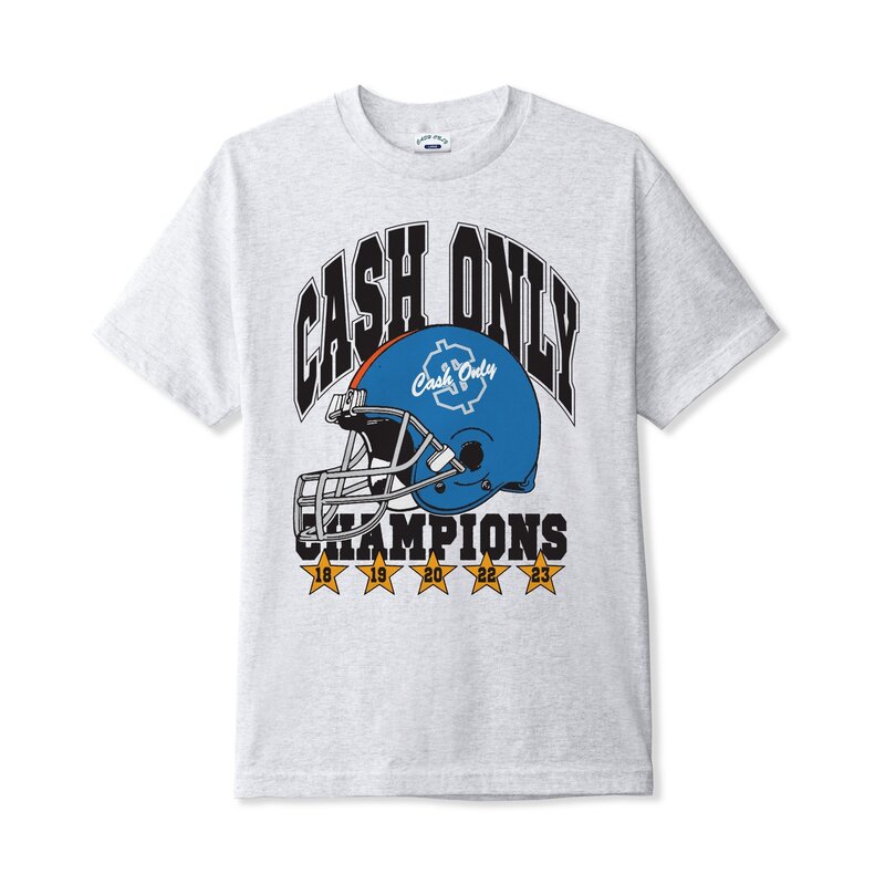 Cash Only Super Bowl Tee - Ash Grey